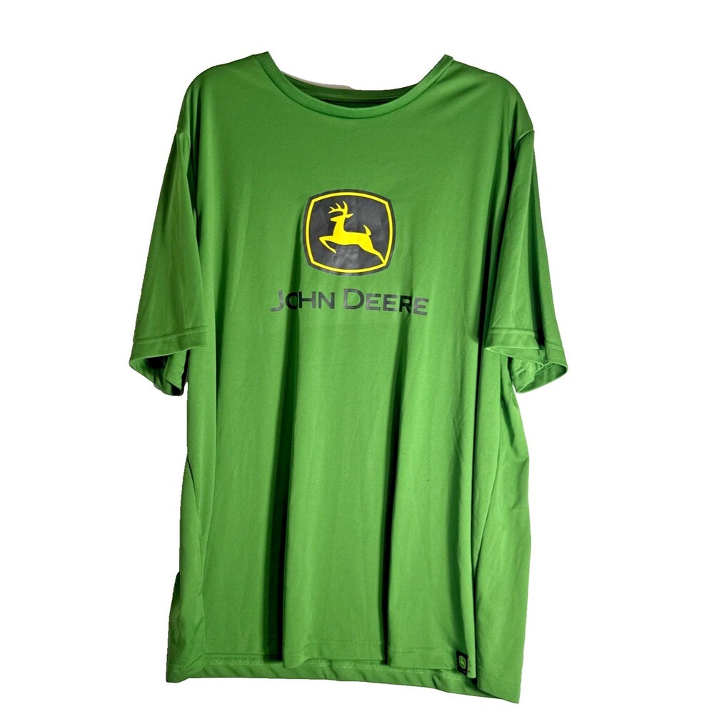 John Deere Green T- Shirt Men's Shirt 2XL Graphic Print Top